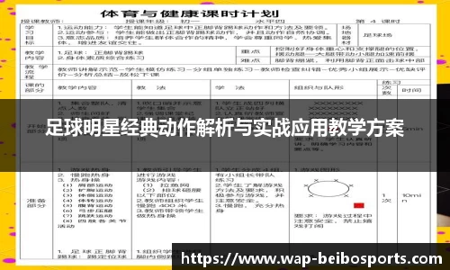 足球明星经典动作解析与实战应用教学方案